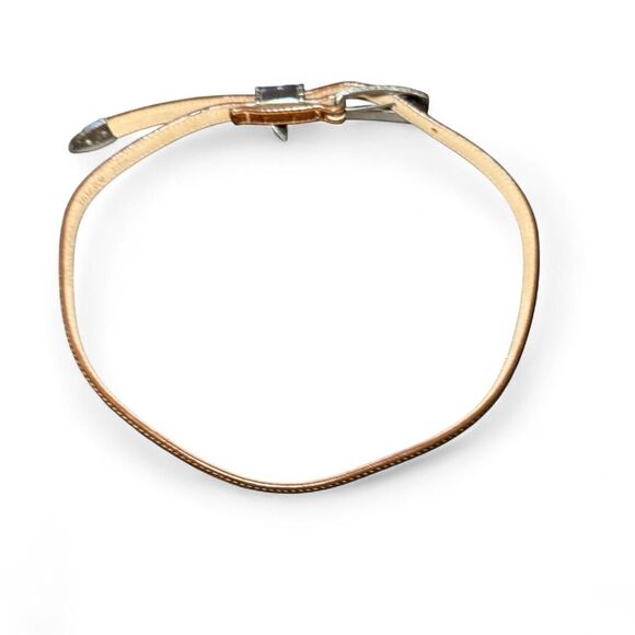 Brighton Leather Belt Women Small 28 Brown Silver Engraved Buckle Boho Chic - Picture 4 of 7